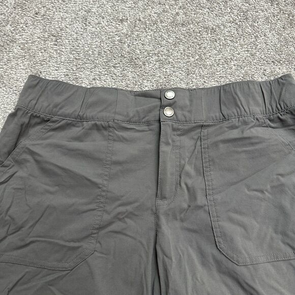 Columbia Saturday Trail Convertible Pants To Shorts Womens Medium Dark Gray 31x8 - Picture 10 of 14